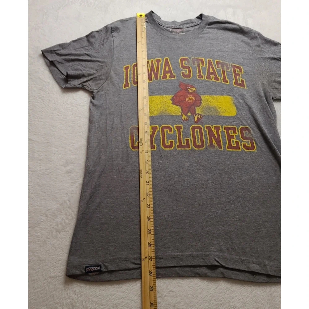Jansport Iowa State Cyclones Men's Medium Gray Graphic T-Shirt NCAA Cy Cardinal